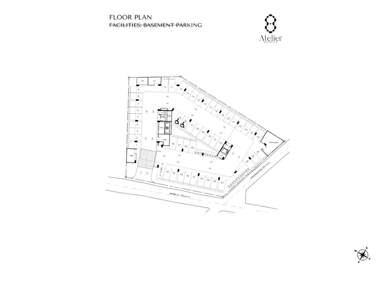 8 Atelier Residence, floor plan