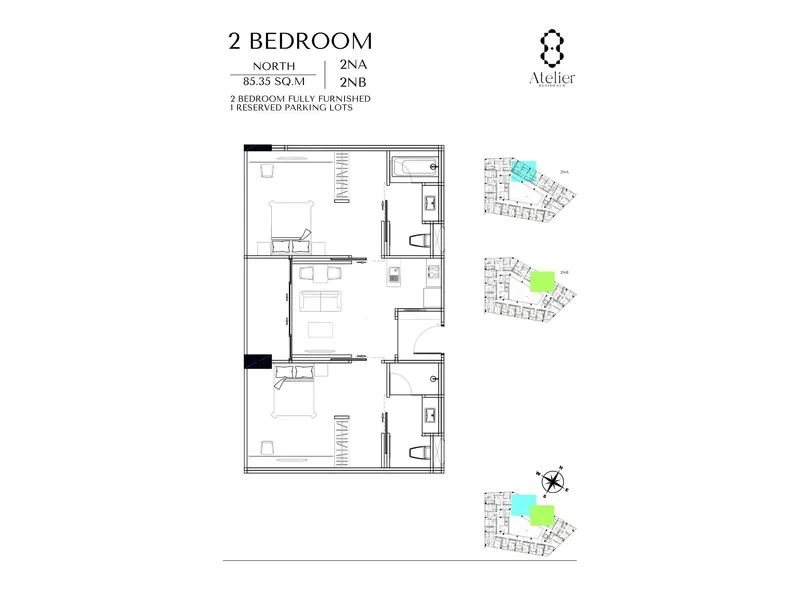 8 Atelier Residence, floor plan