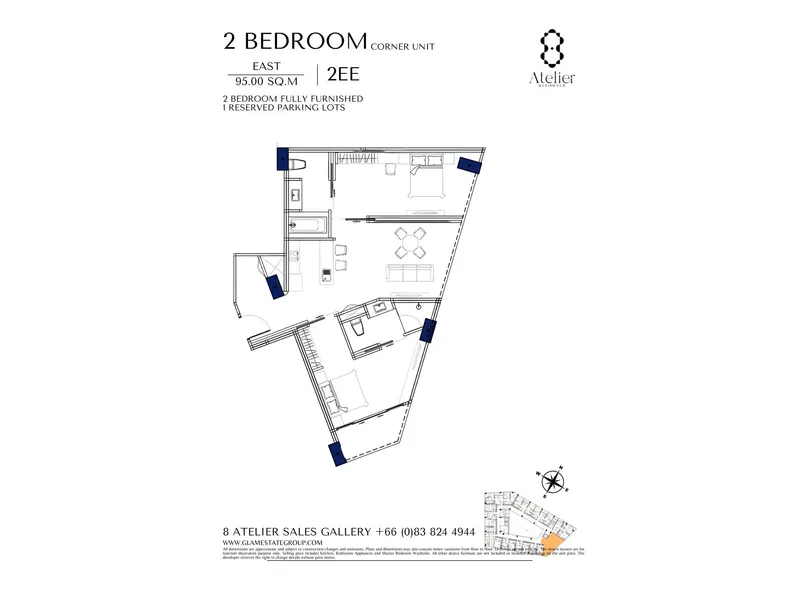 8 Atelier Residence, floor plan