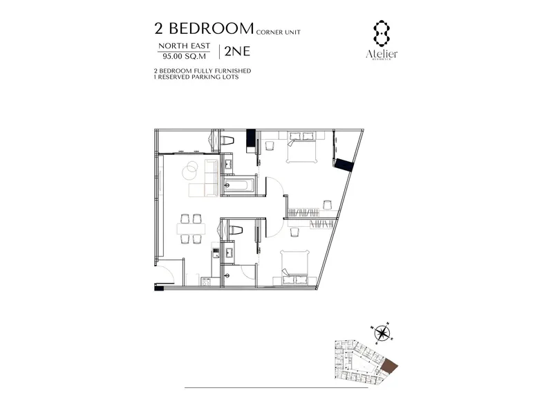 8 Atelier Residence, floor plan