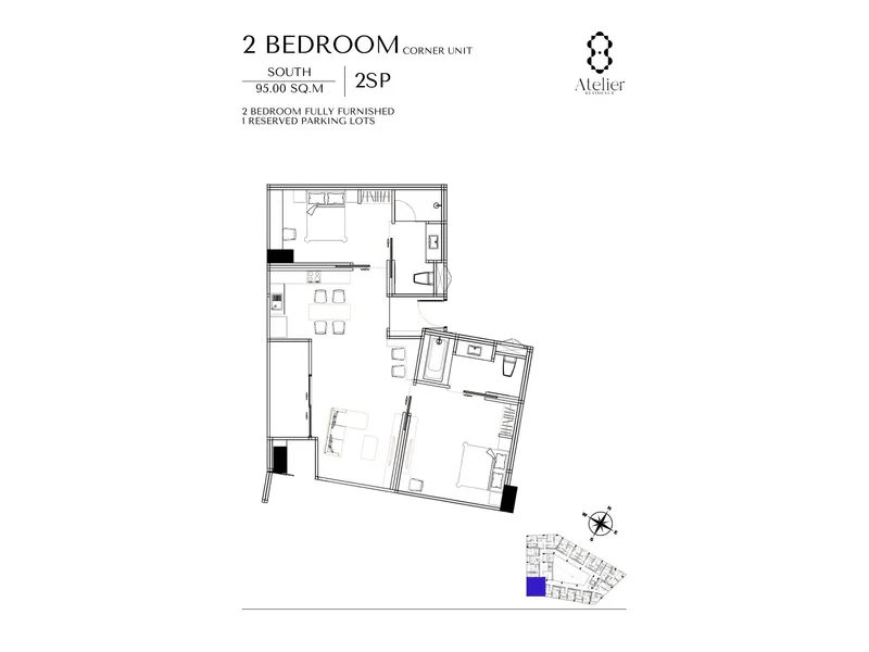 8 Atelier Residence, floor plan