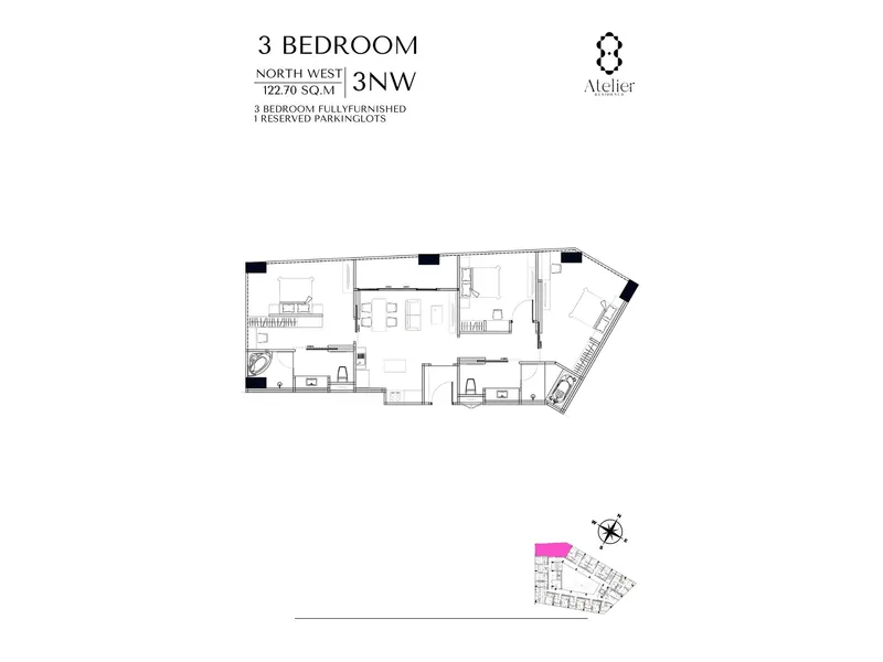8 Atelier Residence, floor plan