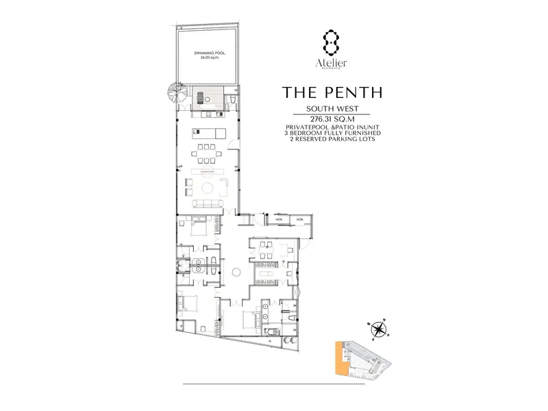 8 Atelier Residence, floor plan