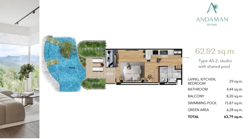 ATRIUM Andaman City, floor plan