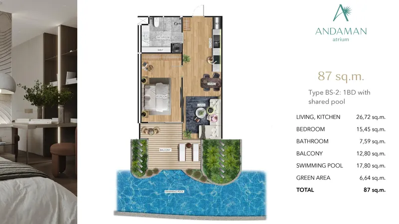 ATRIUM Andaman City, floor plan
