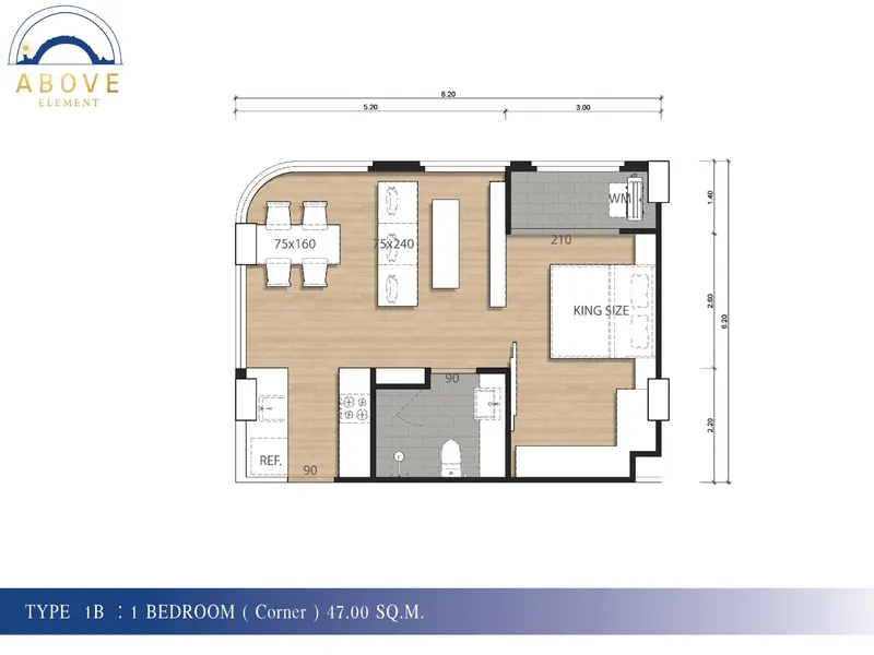 Above Element, floor plan