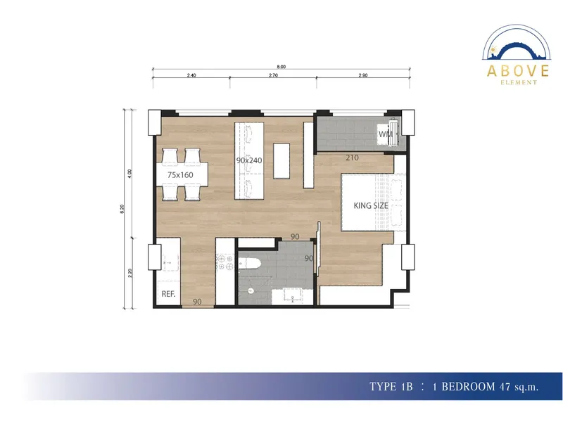 Above Element, floor plan