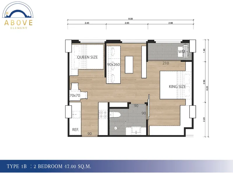 Above Element, floor plan