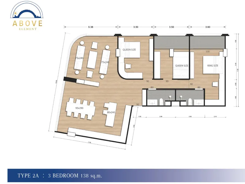Above Element, floor plan