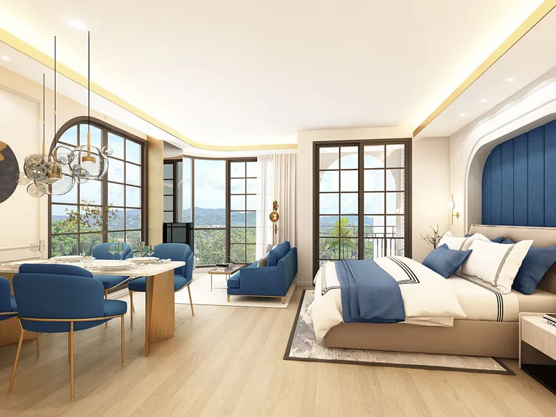 Apartment 1-bedroom 38 sqm in Above Element (Bang Tao) · interior