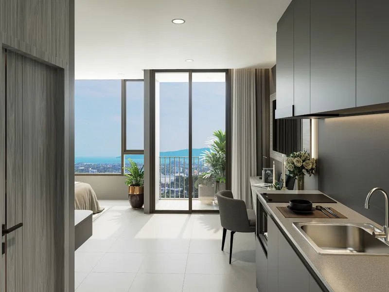 Studio 29 sqm in Aceller Hotel & Residence (Chalong) · interior
