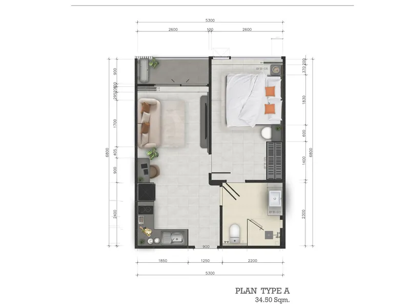 Aceller Hotel & Residence, floor plan