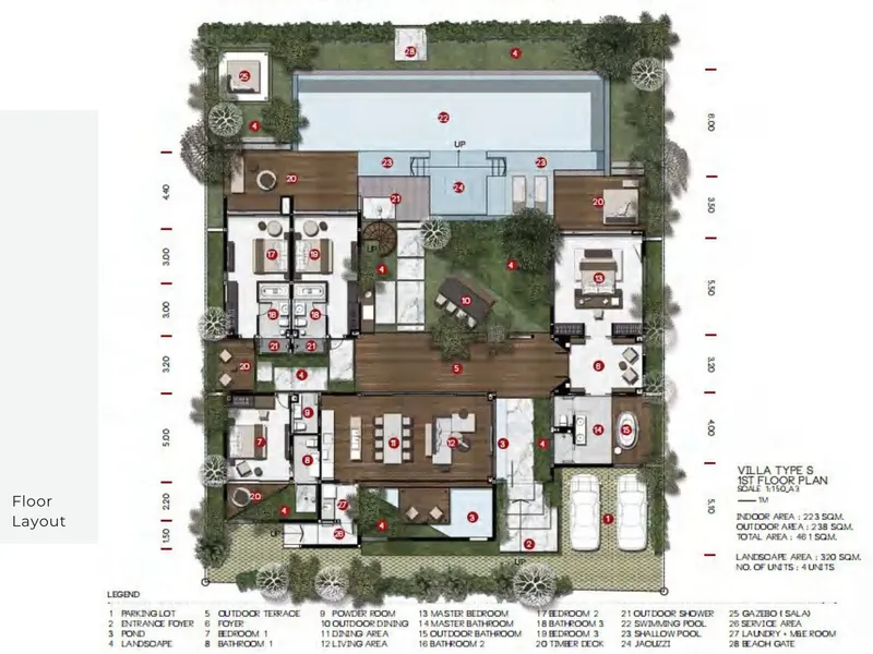 Anava Samui, floor plan