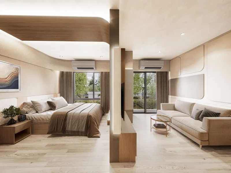 Studio 27 sqm in Arise Vibe (Thalang) · interior