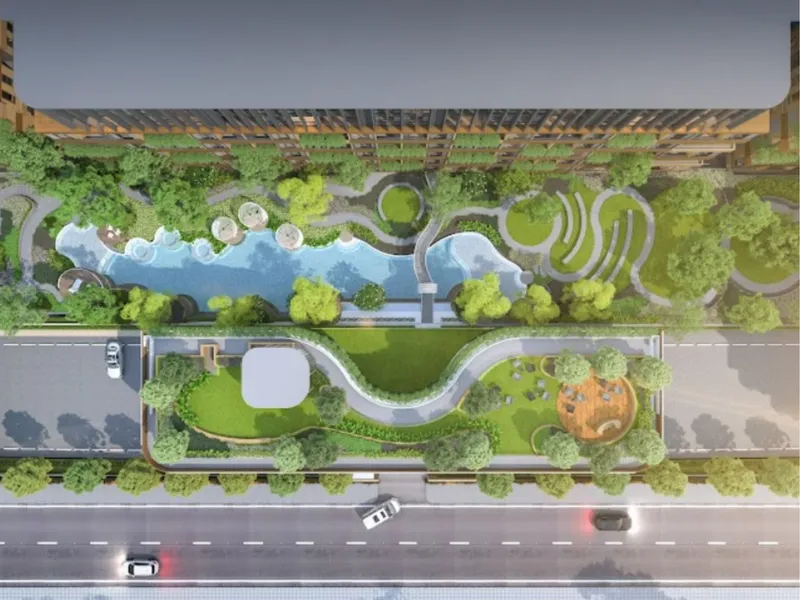 Studio 27 sqm in Arise Vibe (Thalang) · aerial view