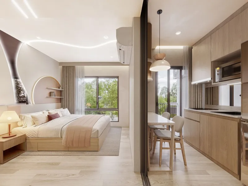 Studio 27 sqm in Arise Vibe (Thalang) · interior