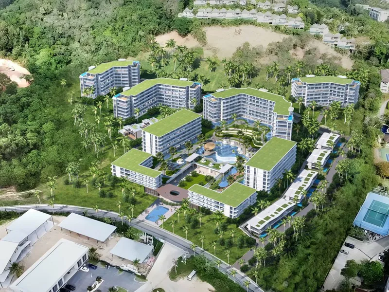 Apartment 2-bedroom 75 sqm in AYANA Heights (Layan) · aerial view
