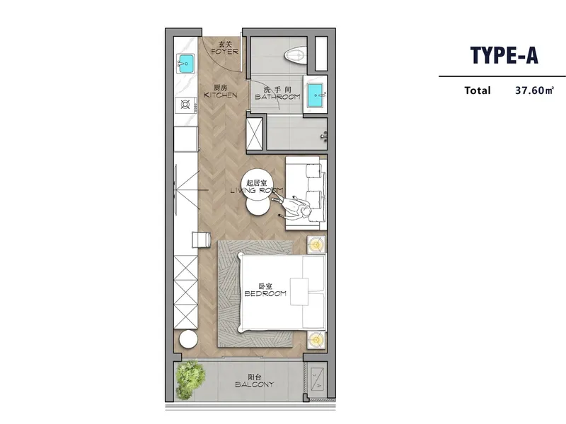 AYANA Heights, floor plan