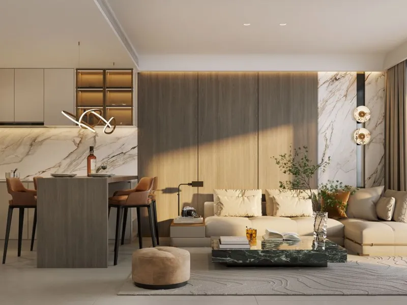 Apartment 2-bedroom 75 sqm in AYANA Heights (Layan) · Developer render