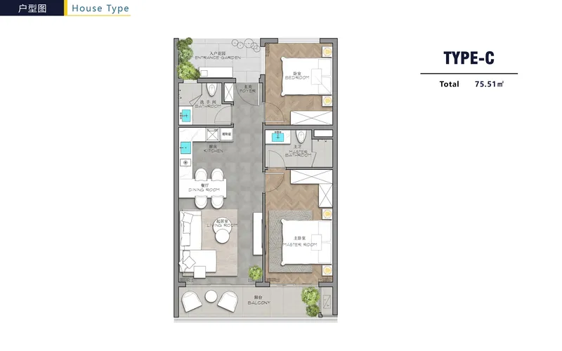 AYANA Heights, floor plan