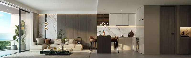 Apartment 2-bedroom 75 sqm in AYANA Heights (Layan) · Developer render