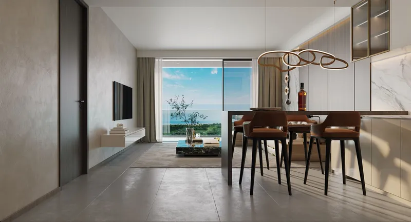 Apartment 2-bedroom 75 sqm in AYANA Heights (Layan) · Developer render
