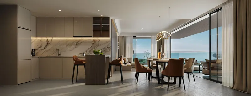 Apartment 2-bedroom 75 sqm in AYANA Heights (Layan) · Developer render