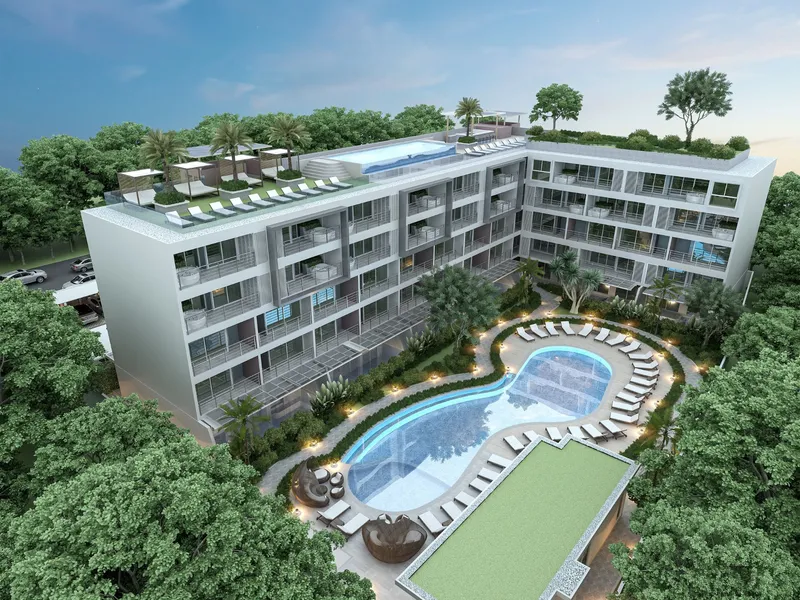 Studio 44 sqm in Babylon Sky Garden 2 (Rawai) · exterior