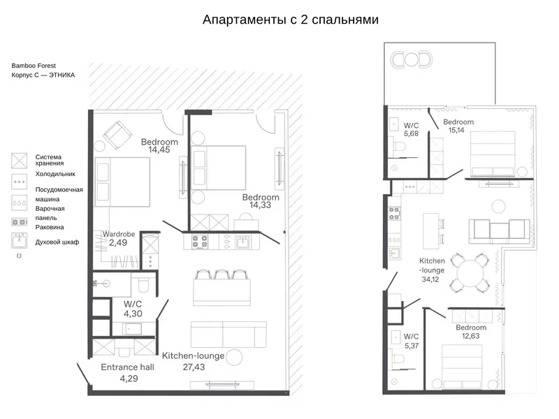 Bamboo Forest, floor plan