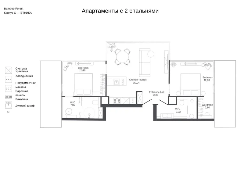 Bamboo Forest, floor plan