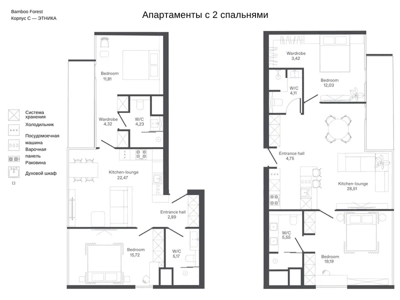 Bamboo Forest, floor plan