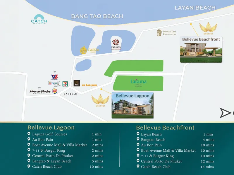 Bellevue Beachfront, floor plan