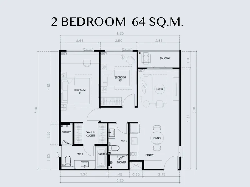 Bellevue Beachfront, floor plan