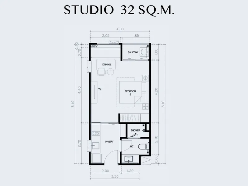 Bellevue Beachfront, floor plan