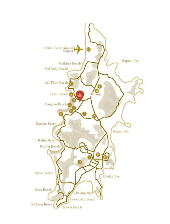 Apartament 2 sypialnie 85 m² – Botanica Hythe (Bang Tao) · Plan inwestycji