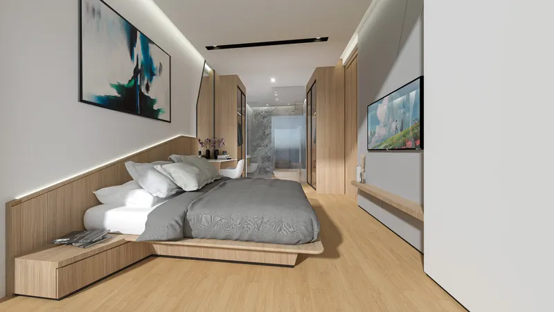 Apartament 2 sypialnie 85 m² – Botanica Hythe (Bang Tao) · Wizualizacja dewelopera