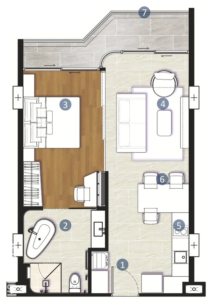 Botanica Hythe, floor plan