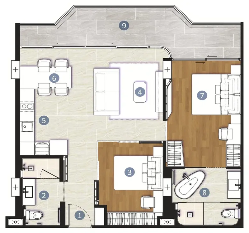 Botanica Hythe, floor plan