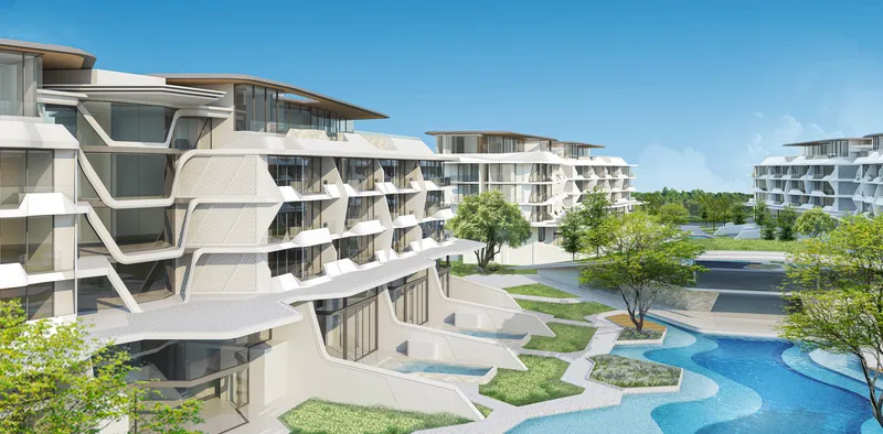 Apartament 2 sypialnie 85 m² – Botanica Hythe (Bang Tao) · Wizualizacja dewelopera