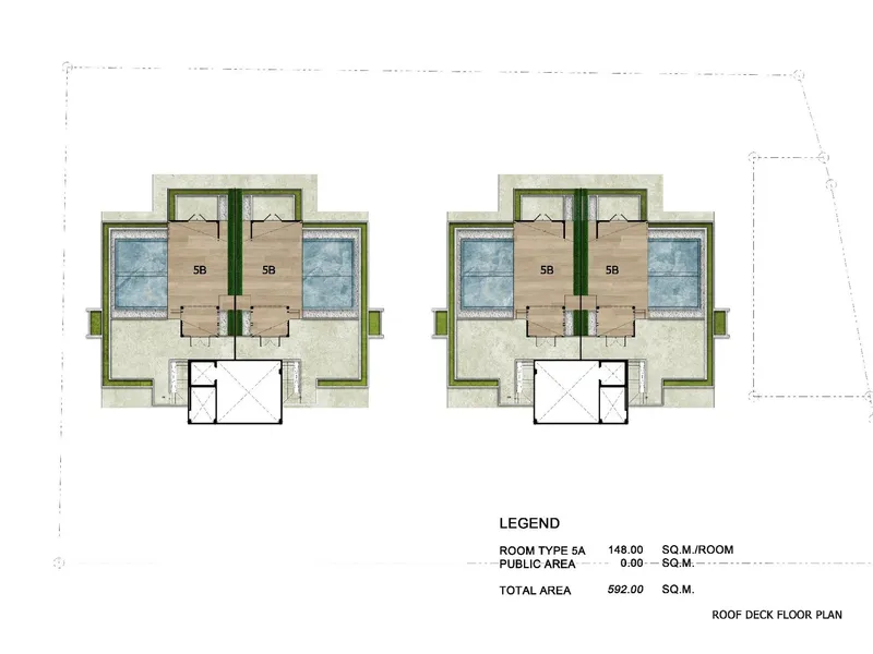 Apartment 1-bedroom 61 sqm in Bright Phuket (Bang Tao) · Development floor plan