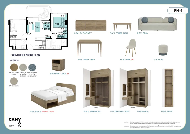 Canvas, floor plan