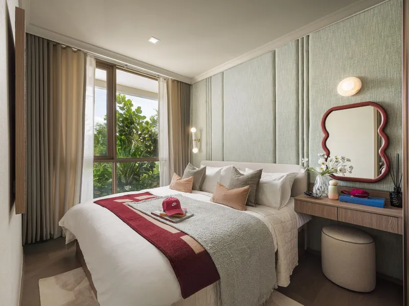 Apartment 1-bedroom 43.5 sqm in Canvaz Palette Cherngtalay (Bang Tao) · bedroom