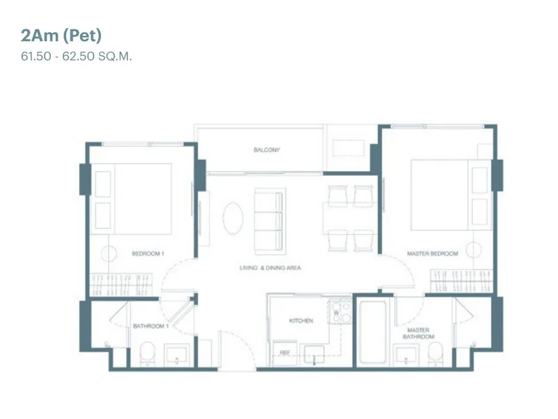Canvaz Palette Cherngtalay, planimetria