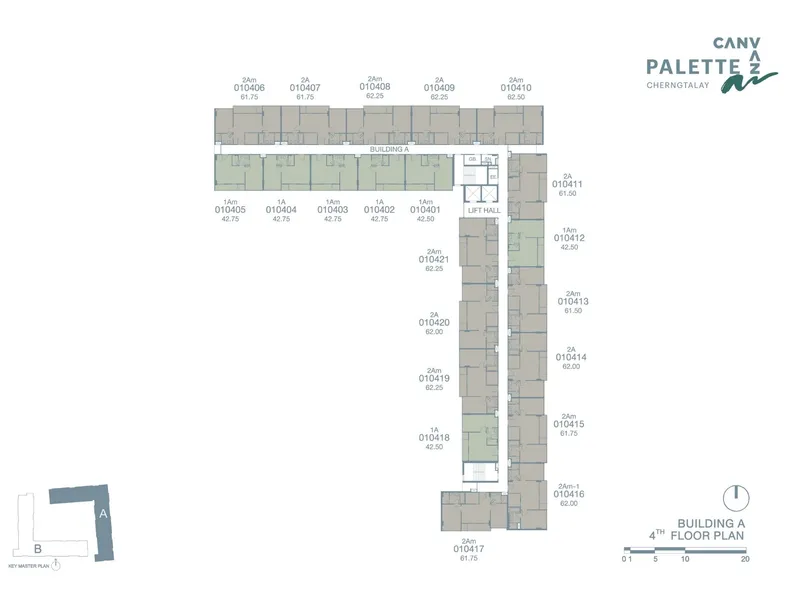 Canvaz Palette Cherngtalay, planimetria