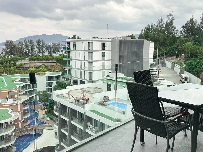 Apartment 1-bedroom 47 sqm in The Coral Beach Oceanview Resort (Patong) · aerial view