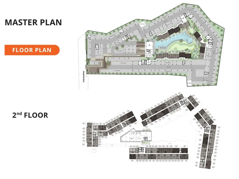 Apartment 1-bedroom 24 sqm in Dcondo Cove (Kathu) · Development floor plan