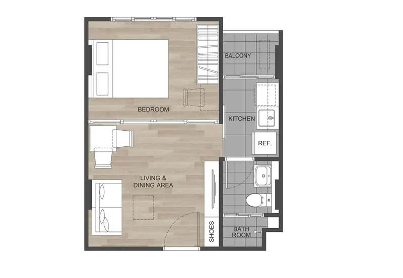 DCondo Reef, floor plan