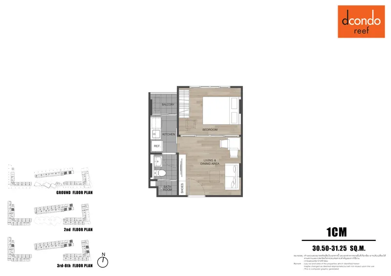 DCondo Reef, floor plan