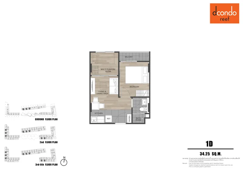 DCondo Reef, floor plan