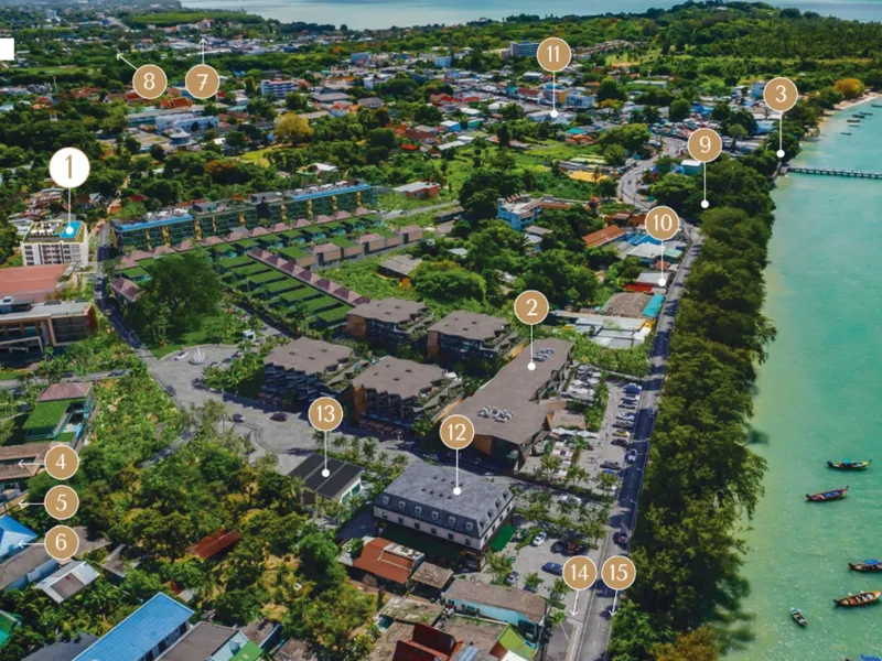 Apartment 2-bedroom 57 sqm in Dominion (Rawai) · Development floor plan
